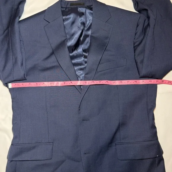 Lauren Ralph Lauren Black Label Wool Blend Navy Blazer 40R - Picture 4 of 9
